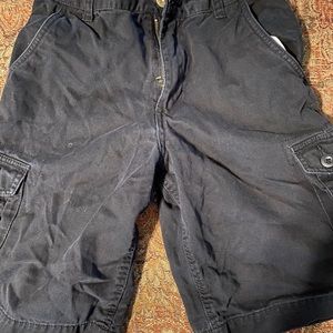 Faded Glory Boy’s size 14 black cargo shorts